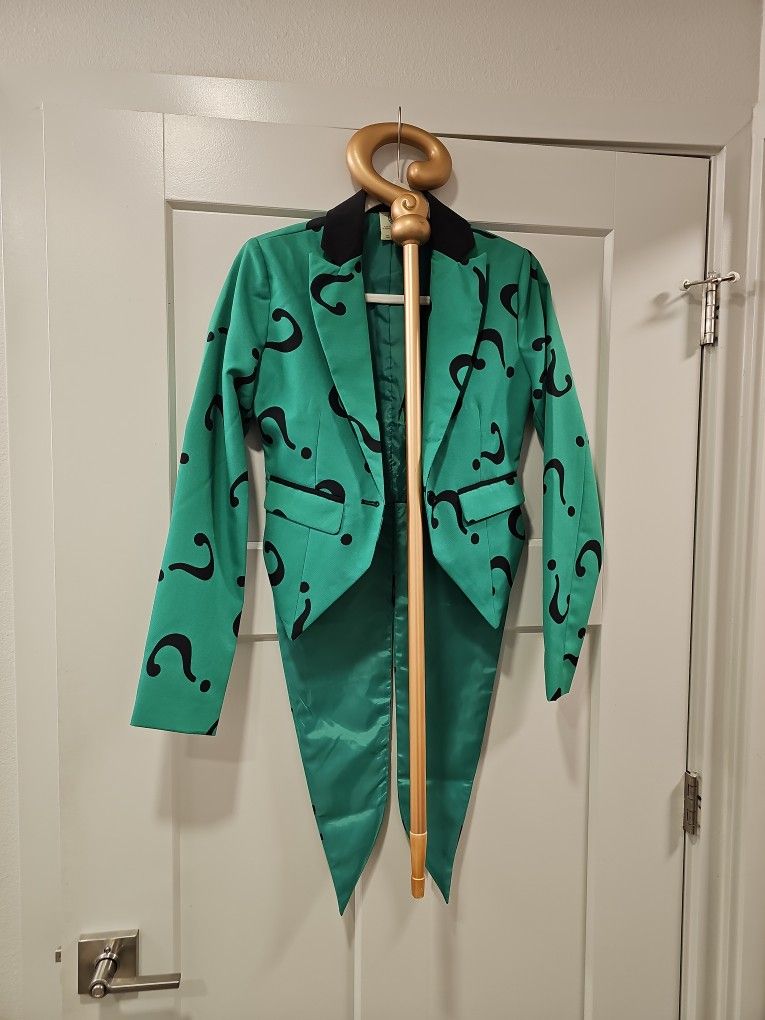 DC Riddler Jacket With Cane