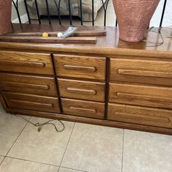 Older SOLID WOOD bedroom Set