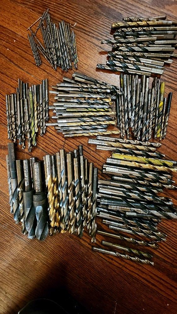 more than 300 drill bits of all sizes Most of them have never been used OBO $