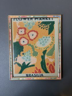 Brasilia Flower Market Diamond Art Painting Finished Framed 10x8 Wall Hanging 