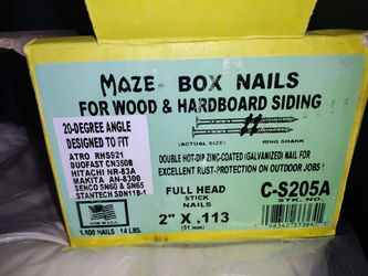 Maze Box Nails Full Head 2" X .113 C-S205A