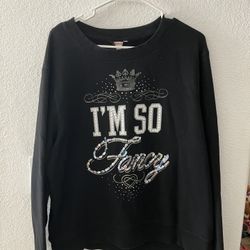 Y2K JUICY COUTURE  long sleeve shirt, crewneck, sweatshirt black