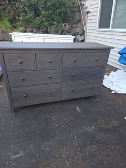 Gray ikea Hemnes Dresser