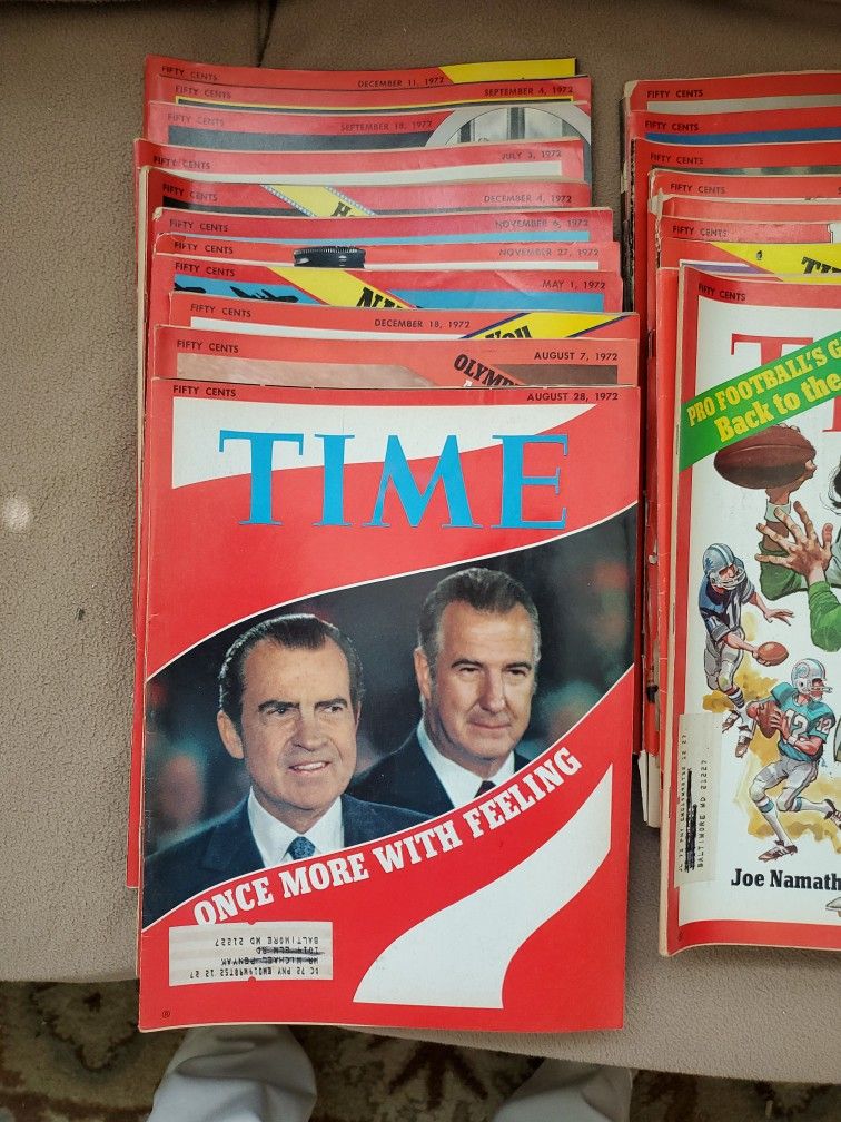 1972 Time Magazines