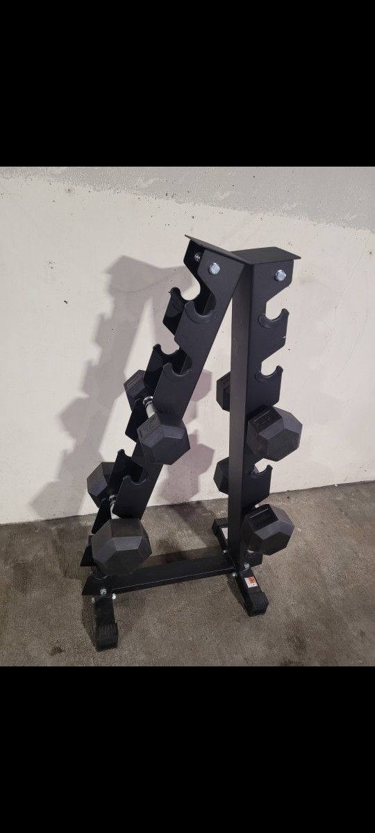 dumbells Weights with rack