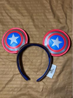 Captain America Disney Ears