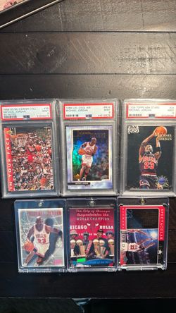 Michael Jordan Basketball Card Lot of 6