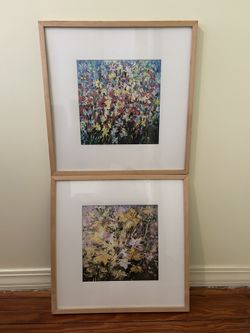 Ikea Ribba Large Wall Photo Frame x2 Birch Blonde