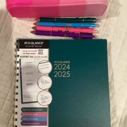 New Planner With Tul Pens And Case,brand New