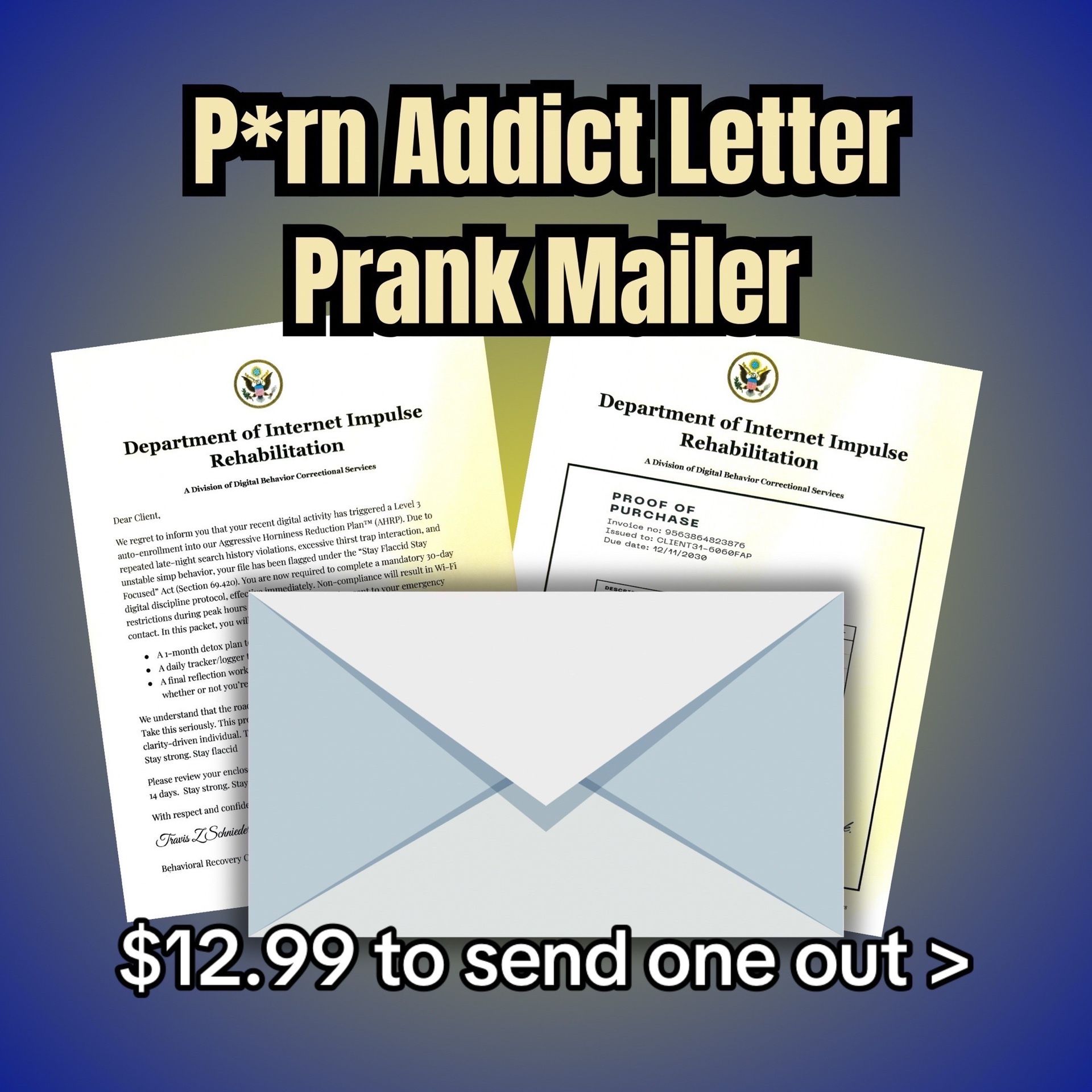 π¬ Funny Anonymous Prank Mailer β Hilarious Gag Letter Sent Discreetly π