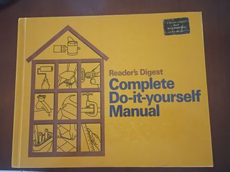 Readers Digest Complete Do-it-yourself Manual hard cover Book