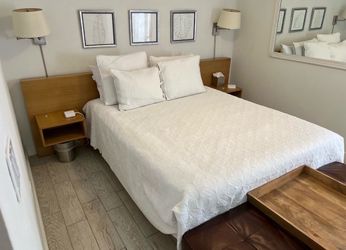 Queen bedframe plus mattress