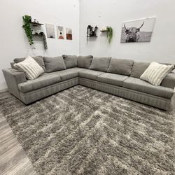 Gray Sectional Couch - Free Delivery 
