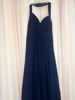Long navy blue dress - Size 8 in woman
