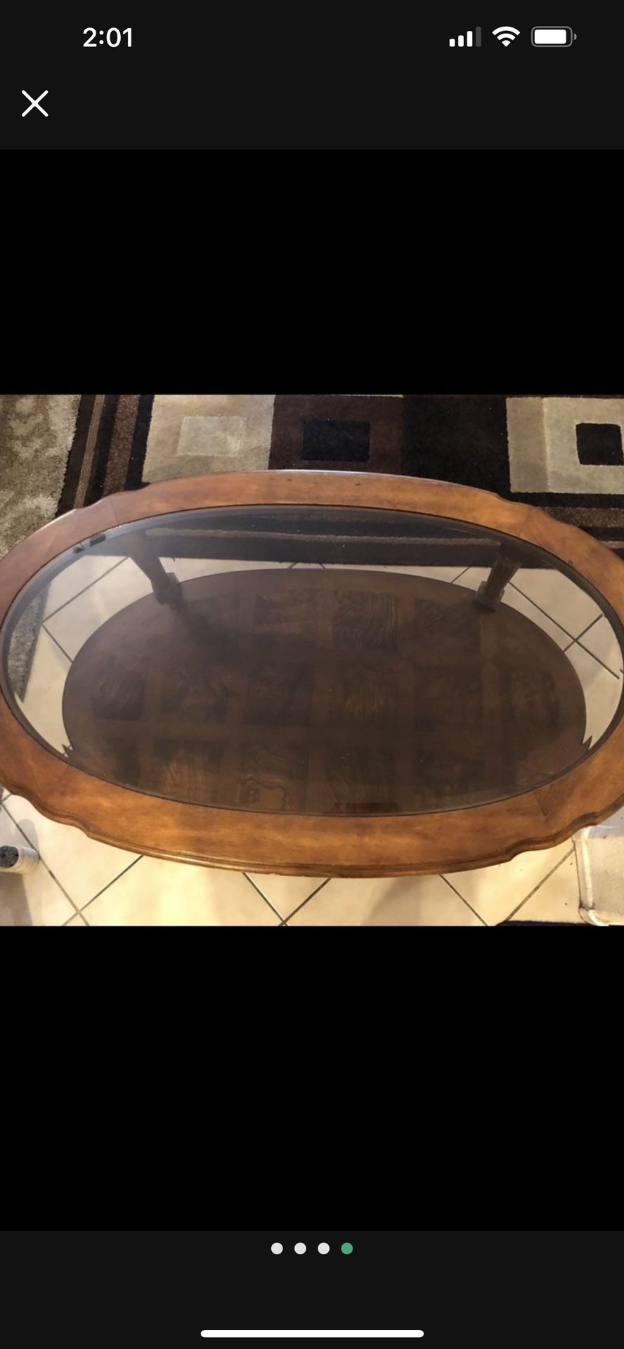 Nice Coffee Table With 2 End Tables 