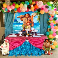 Moana Arc Balloons Garland 