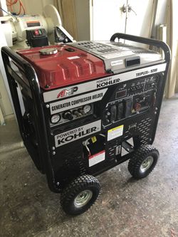 Price Reduction, Brand New Kohler 9200 Triplex 3 in 1 Generator, Welder, Air Compressor Only $4795. (OBO)