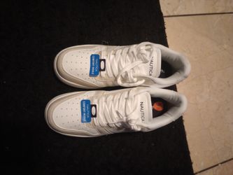 Nautica White Low Tops