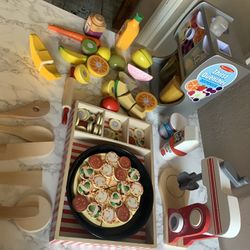 Wooden Kitchen Toys $38As Is