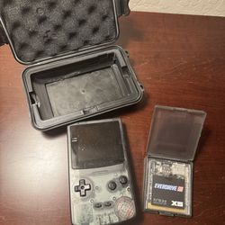 Modded Game Boy Color with flash cart