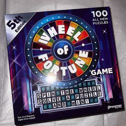 5th Edition Wheel Fortune Game Puzzle