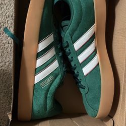 Adidas Green Suede VL Court Gum