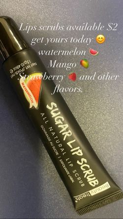 Sugar lip scrubs