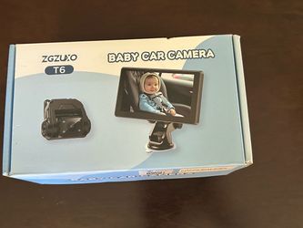 ZGZUXO Baby Car Camera (New in Box) with Night Vision
