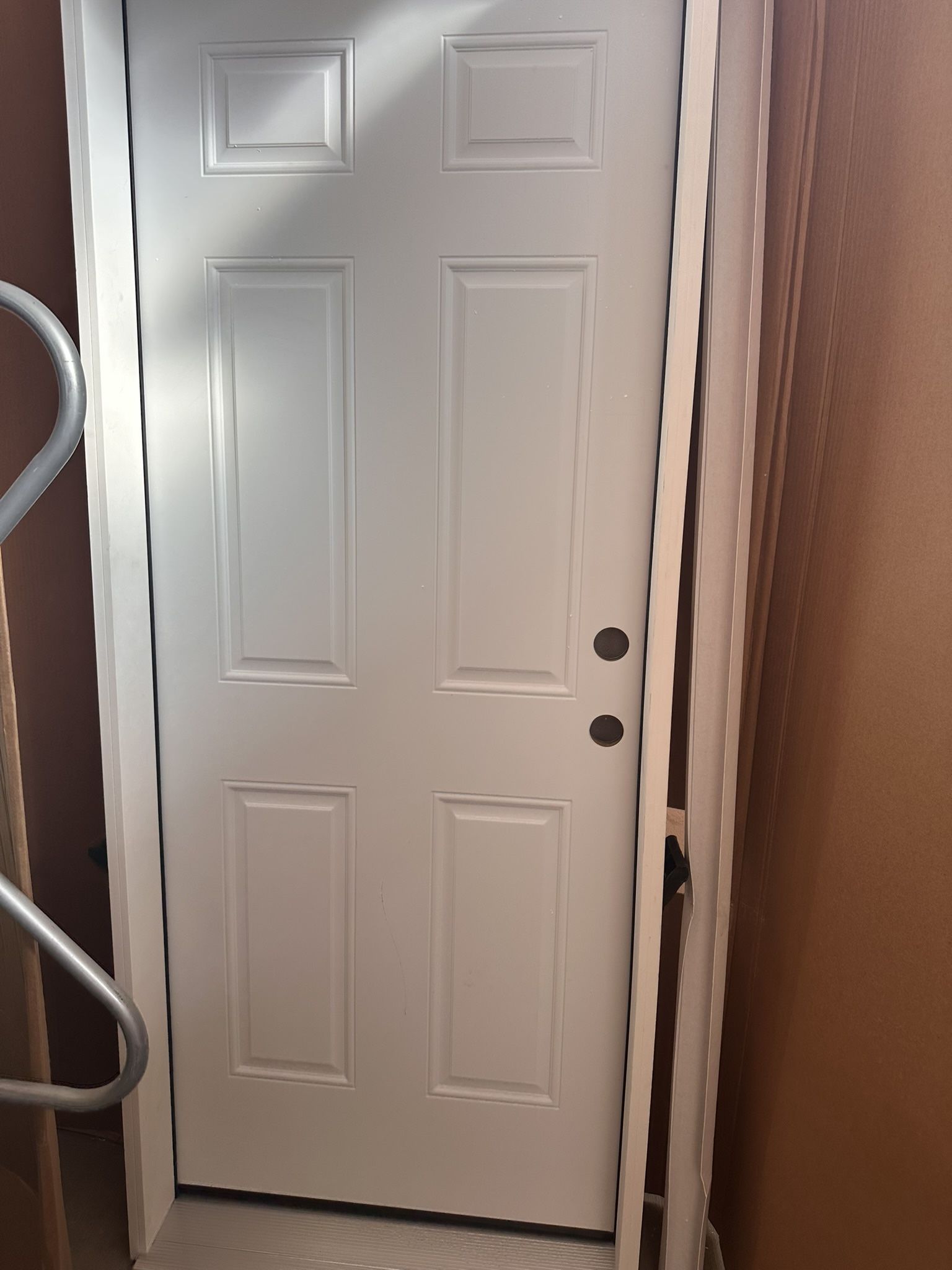 Open Box Door, White, Never Used