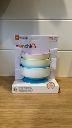 Munchkin stay put bowls