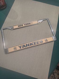 New York Yankees license plate