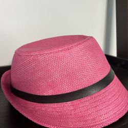 Bright Pink Hat 