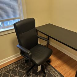 IKEA Desk and Desk Chair