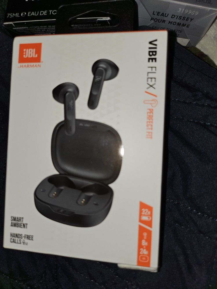 Brand New Jbl Flex Vibe True Wireless Earbuds(black)