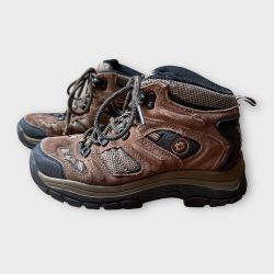 Nevados Leather Hiking Boots, Boy Size 3, Brown