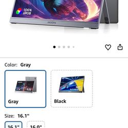 Portable Monitors for Gaming / Work / Office 