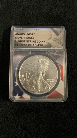 2022 ANACS MS70 Silver Eagle