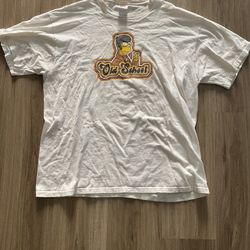 Vintage Y2K Simpsons old school T-shirt young Homer Simpson Cartoon