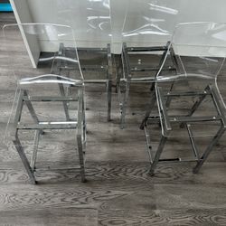 ACRYLIC BAR STOOLS