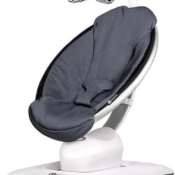 4moms® mamaRoo 4 Multi-Motion™ Baby Swing, Bluetooth Baby Rocker with 5 Unique Motions, Cool Mesh Fabric, Dark Grey