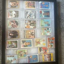I got some really good baseball basketball and football cards here. Best offer I’ll take.