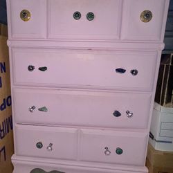 Pink Dresser