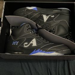Air Jordan 5 Awake NYC Racer Blue Size 14