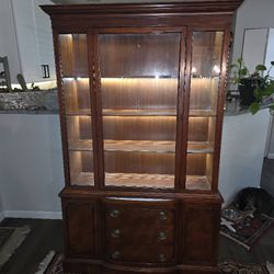 Beautiful Antique China Cabinet 