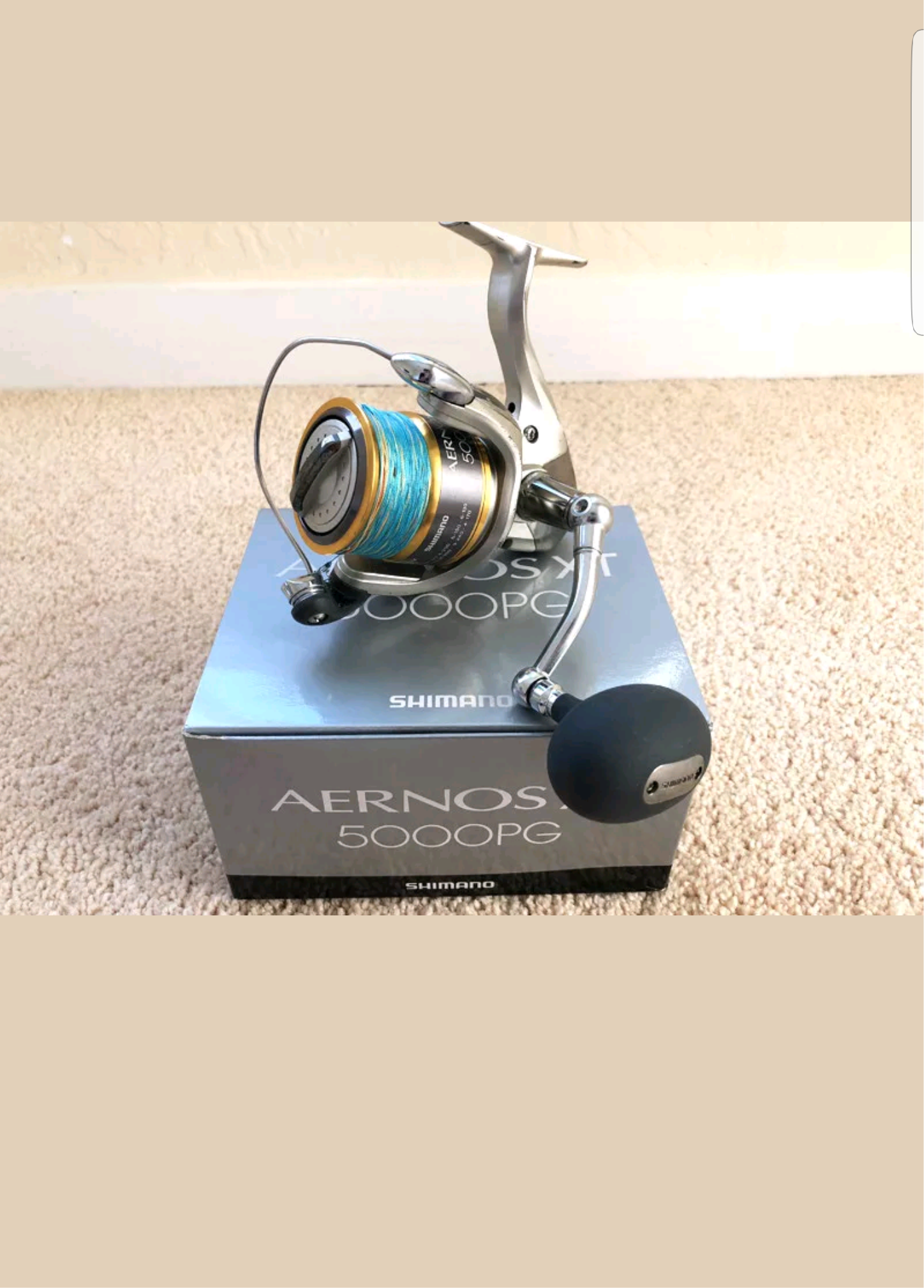 Fishing. Used Shimano AERNOS XT 5000PG Spinning Reel Japan Model in excellent condition. Shimano AERNOS XT 5000PG Spinning Reel