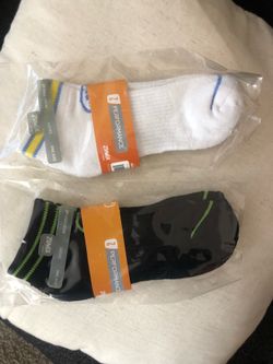 Zumba Z Performance socks, both for $10