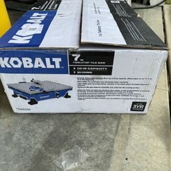 Kobalt 6-Amp 7-in-Blade Corded Wet Tabletop Sliding Table Tile Saw