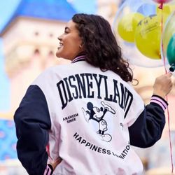 Pink Disney Letterman Jacket 