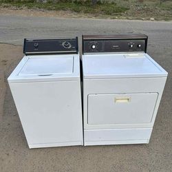 Kenmore washer and gas dryer