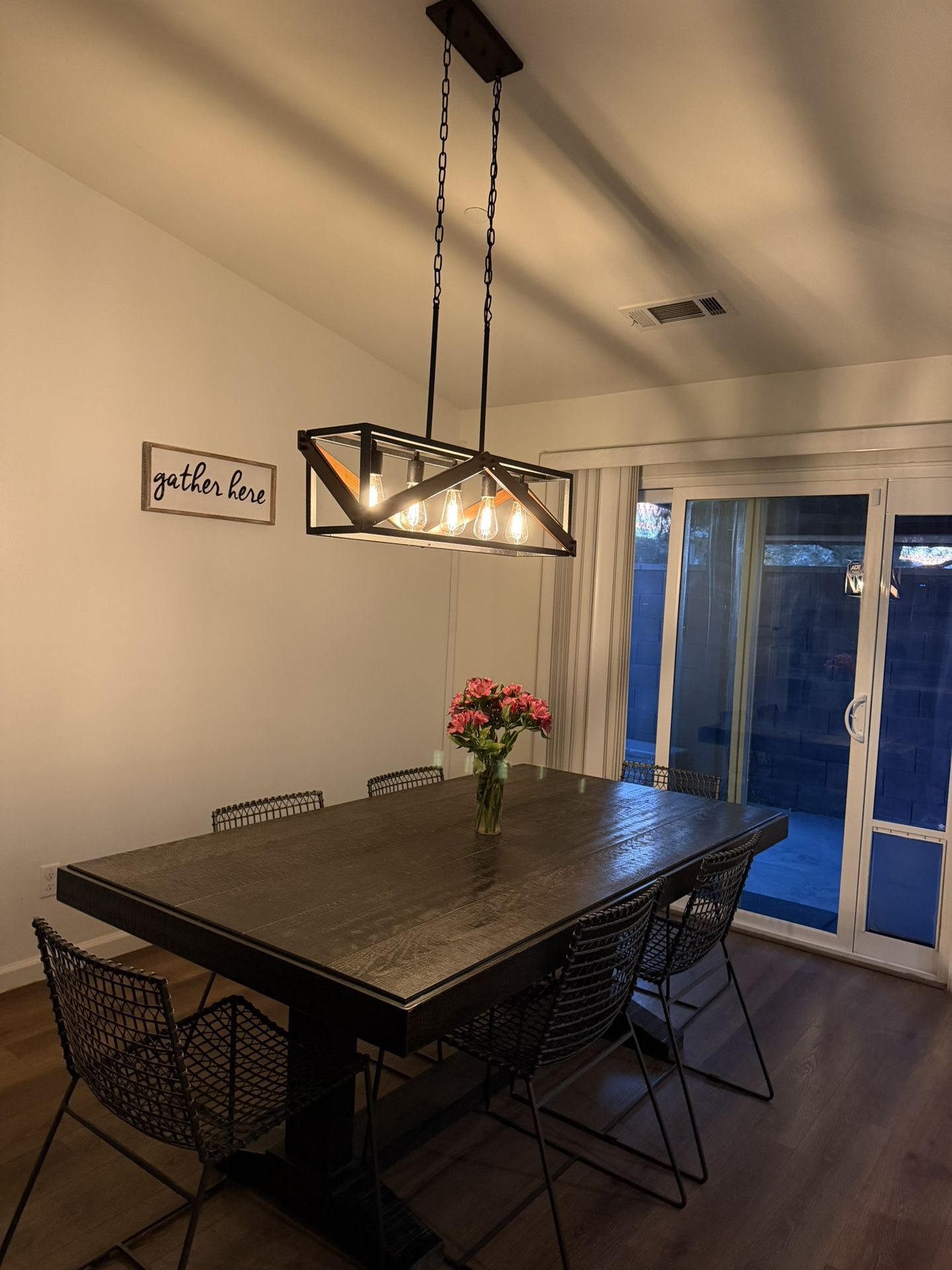 Crate & Barrel Solid Wood Dining Table – MUST GO BY WEDNESDAY